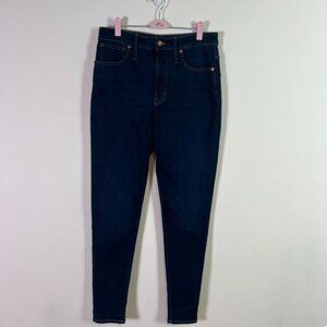 Madewell Women’s Curvy High Rise Skinny Tall Denim Jeans 30 Tall